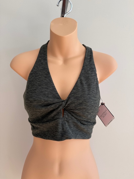 Victoria's Secret Other - Victoria's Secret Dark Green Twist-Front Sports Bralette, BNWT Size M